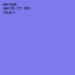 #8079EB - True V Color Image